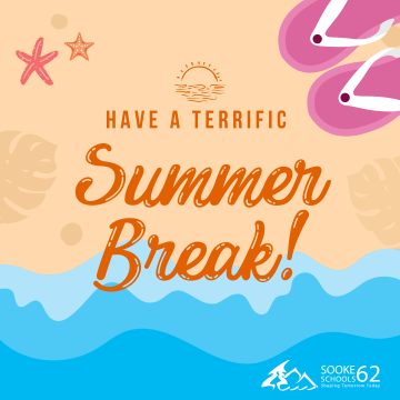 Have a terrific summer break message.