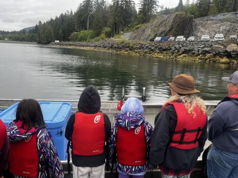 Field trip to the local salmon hatchery